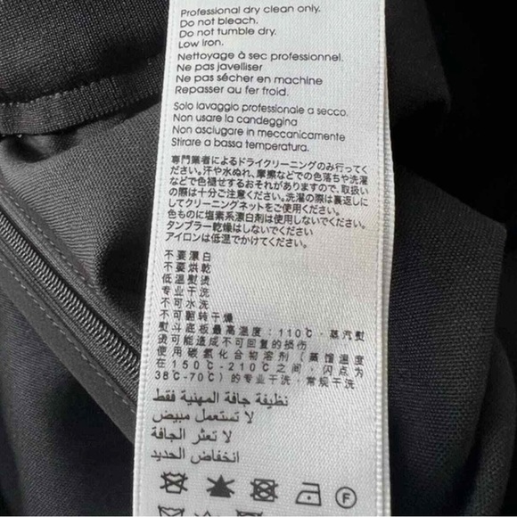 3.1 PHILLIP LIM Black Wool Blend Side Drape High Rise Wide Leg Pant, Size 8 - Picture 13 of 14